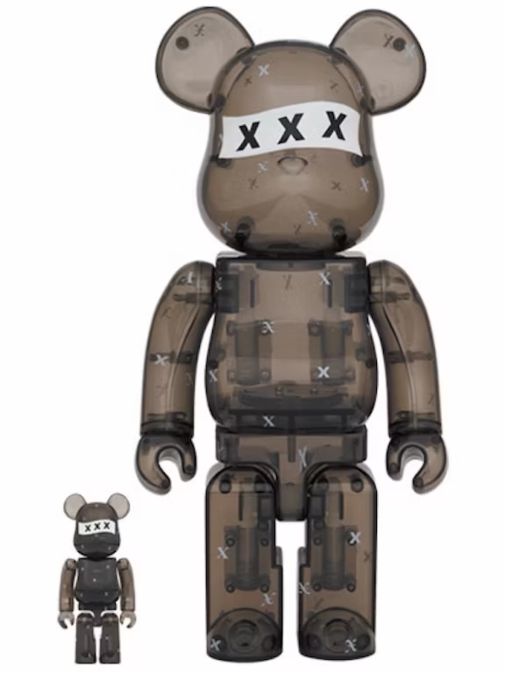 Bearbrick x God selection xxx 100% and 400% set